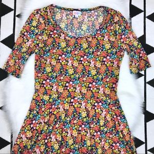 LuLaRoe Nicole Multi Floral Dress